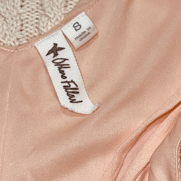 Others Follow Peachy Dress With Lace Trim and Raw Hem Size Small - Picture 13 of 13